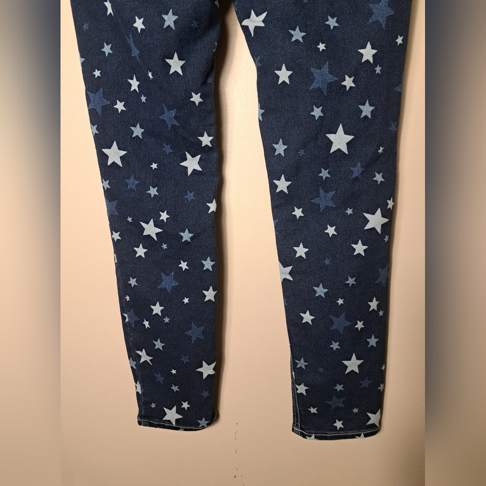 WONDER NATION Girls Fashion Star Print Jeggings ~ Patriotic Summer - Picture 6 of 9